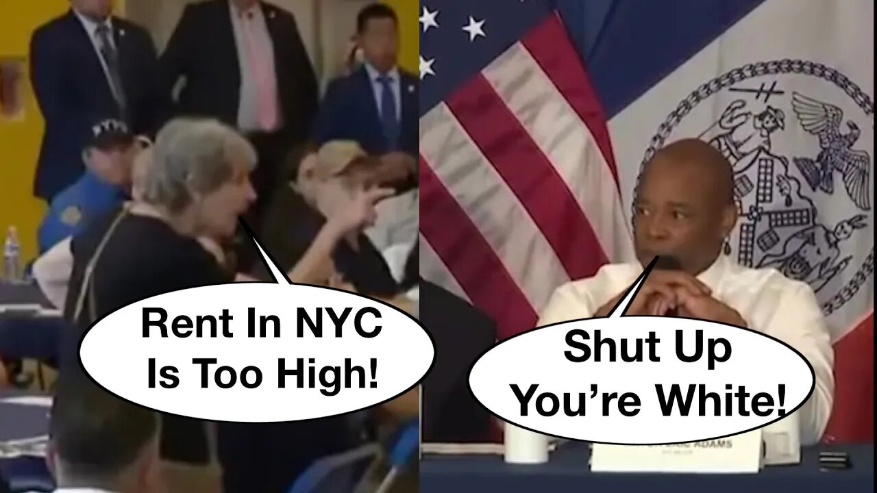 Mayor Eric Adams Goes on Racist Rant When Asked About High Rent In NYC!
