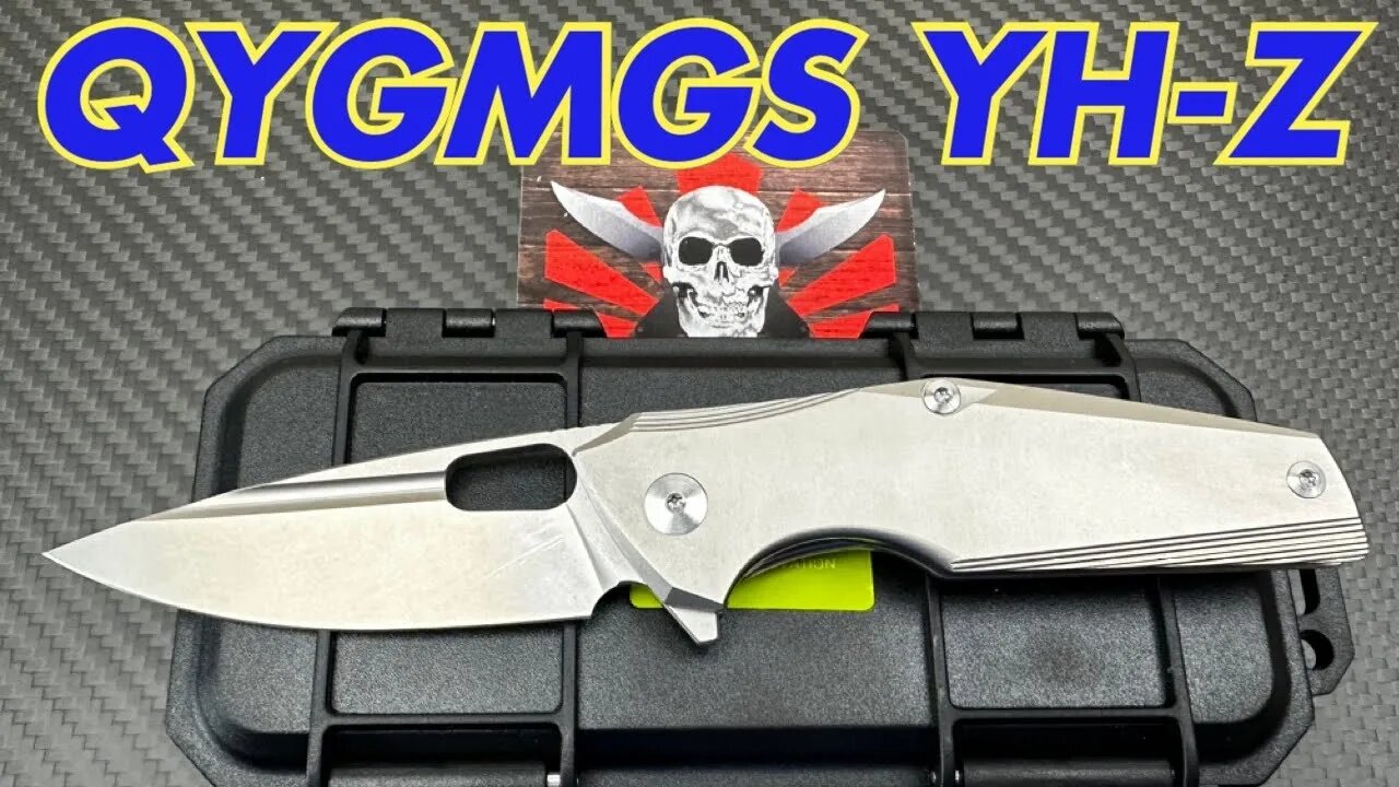 QYGMGS YH-Z Titanium frame lock flipper on Amazon