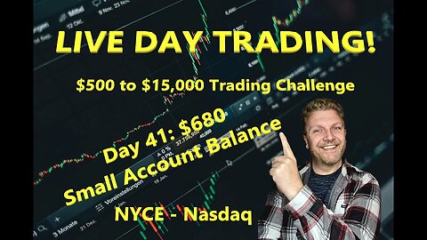 LIVE DAY TRADING | $500 Small Account Challenge Day 41 ($680) | S&P 500, NASDAQ, NYSE |