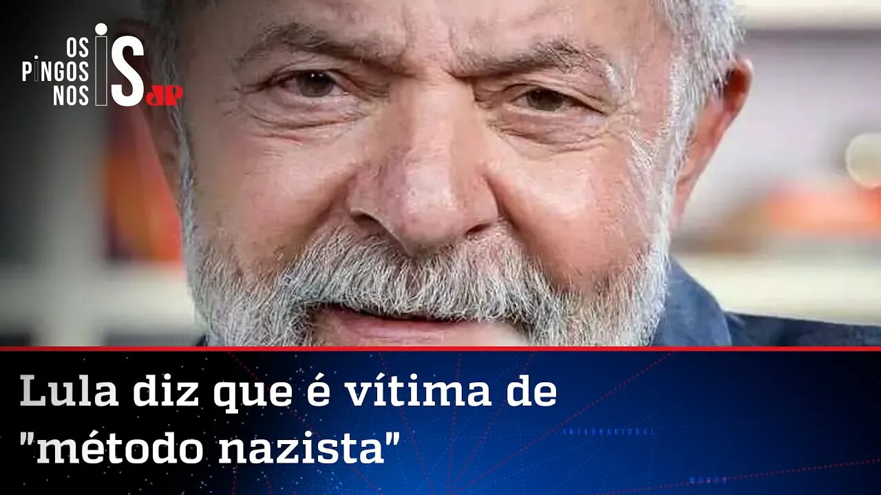 Lula se faz de vítima e reclama de destruição de reputação