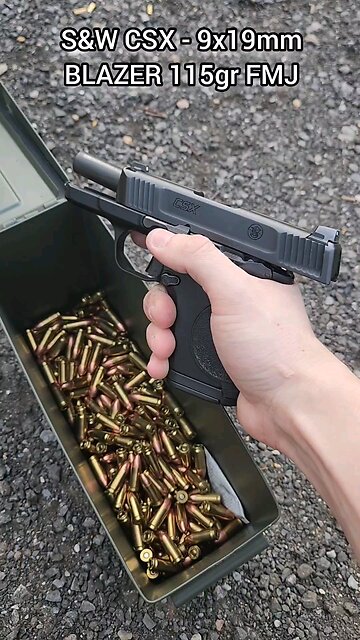 S&W CSX - 9x19mm Chronograph (BLAZER 115gr FMJ)