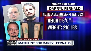 Detroit's Most Wanted: Nationwide manhunt for alleged sex offender Darryl Fernald after he cuts off tether