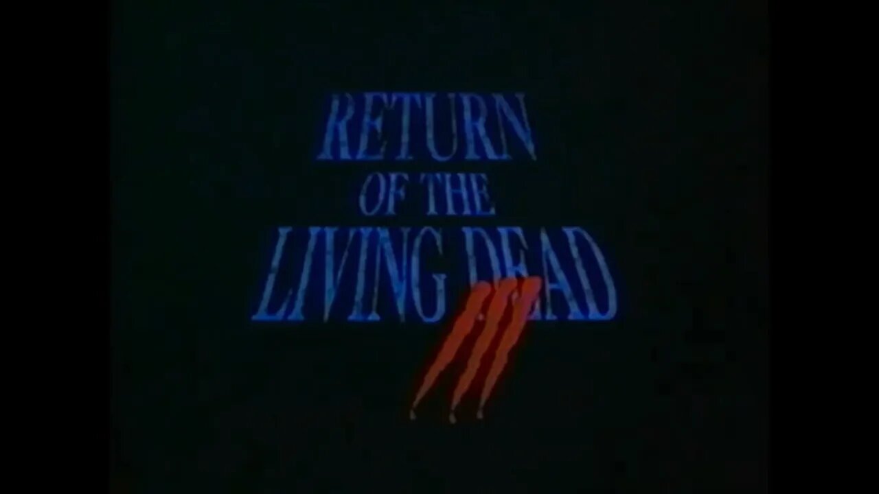 RETURN OF THE LIVING DEAD III (1993) Trailer [#VHSRIP #returnofthelivingdead3VHS]