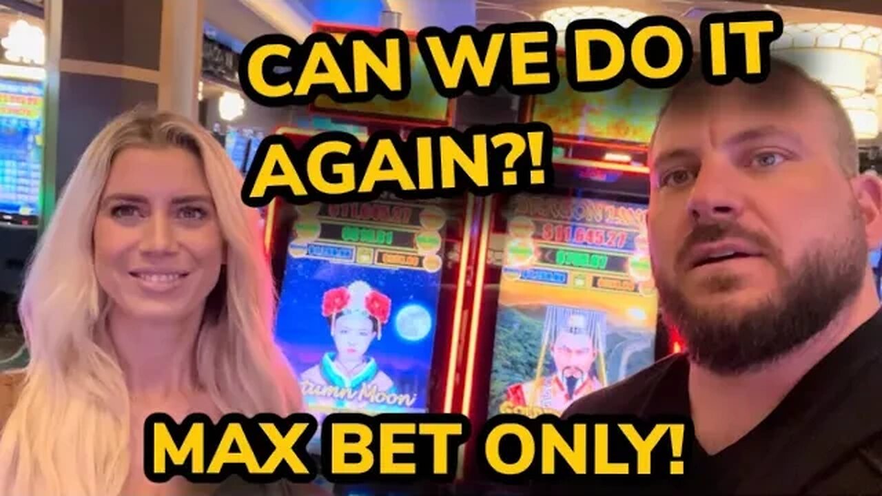 JACKPOT ON EVERY SLOT CHALLENGE MAX BET ONLY!