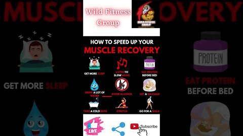 🔥How to speed up your muscle recovery🔥#fitness🔥#wildfitnessgroup🔥#shorts🔥