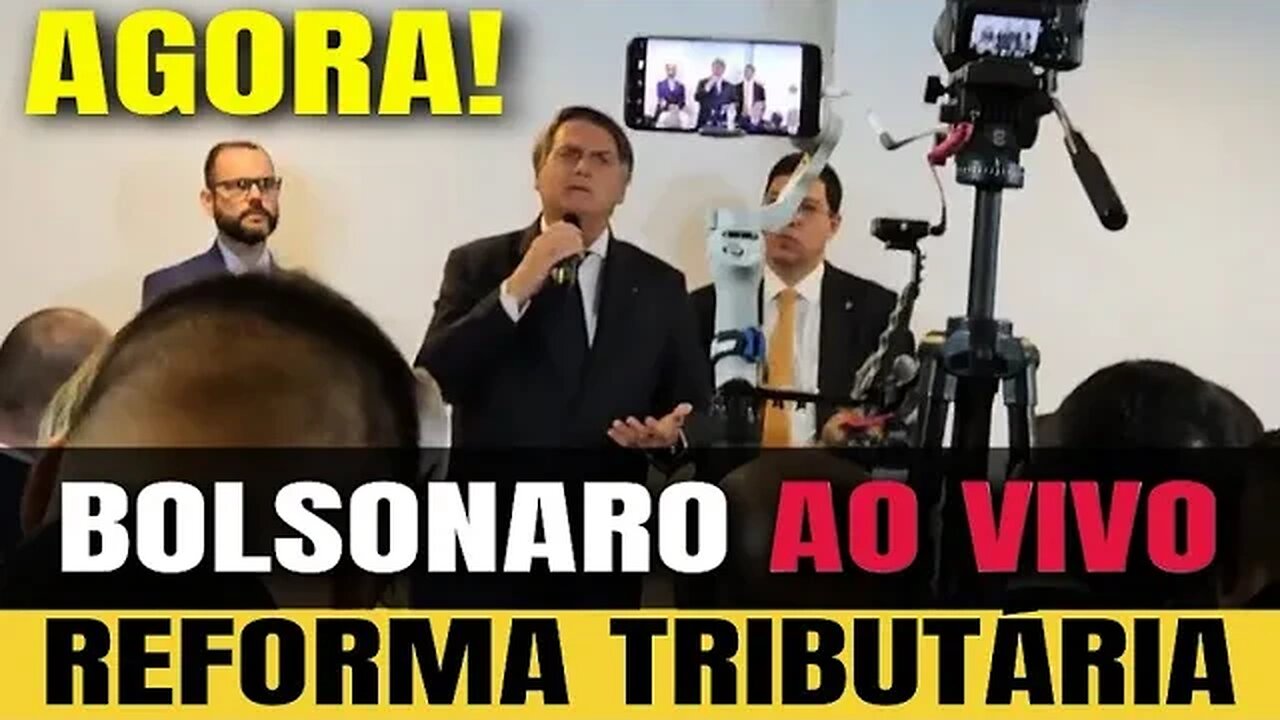 🇧🇷🔴AGORA! BOLSONARO SE PRONUNCIA AO VIVO CONTRA REFORMA TRIBUTARIA