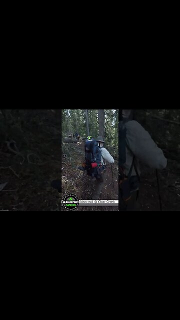 OA Trail Crew building the OATC trial above Clear Creek at Philmont Scout Ranch