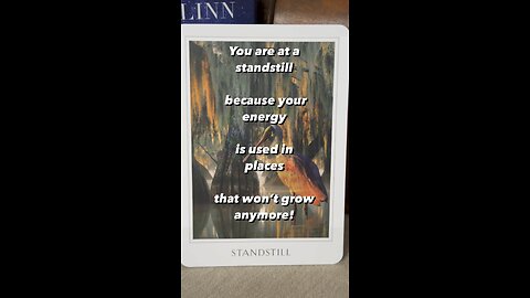 ORACLE MESSAGE (for you) Sacred Destiny Oracle Cards by Denise Linn #standstill #stuck #tarotary