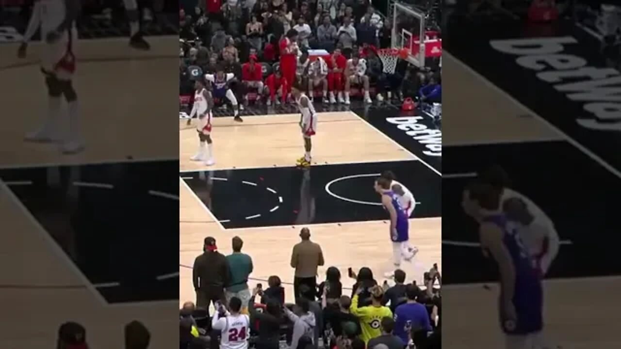 PG tough baseline Jumper (Nba Clipz)#shorts