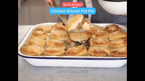 Chicken Busciut Pot Pie