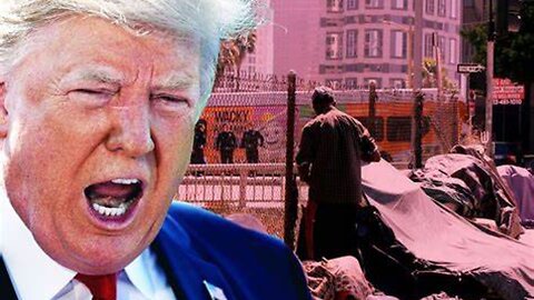 TRUMP IS BLOCKING UKRAINE FROM GETTING MONEY SO HE CAN HELP THE HOMELESS