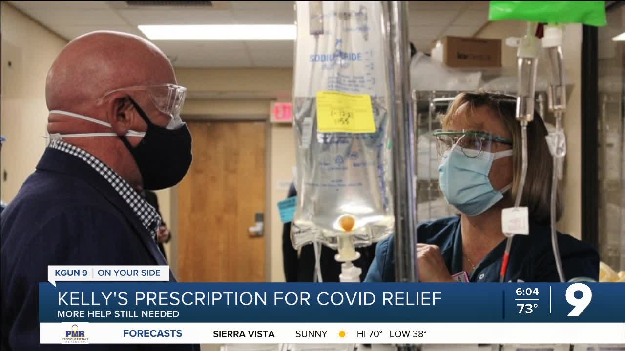 Sen. Kelly sees COVID care firsthand