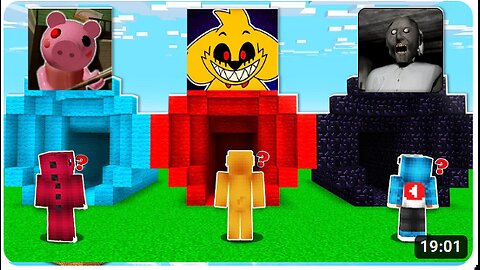 ¡NO ENTRES AL TÚNEL DE TERROR EQUIVOCADO EN MINECRAFT! 😱 MIKECRACK.EXE, GRANNY Y PIGGY EN MINECRAFT