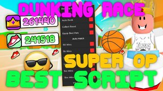 (2022 Pastebin) The *BEST* Dunking Race Script! INF Wins and Dunks!