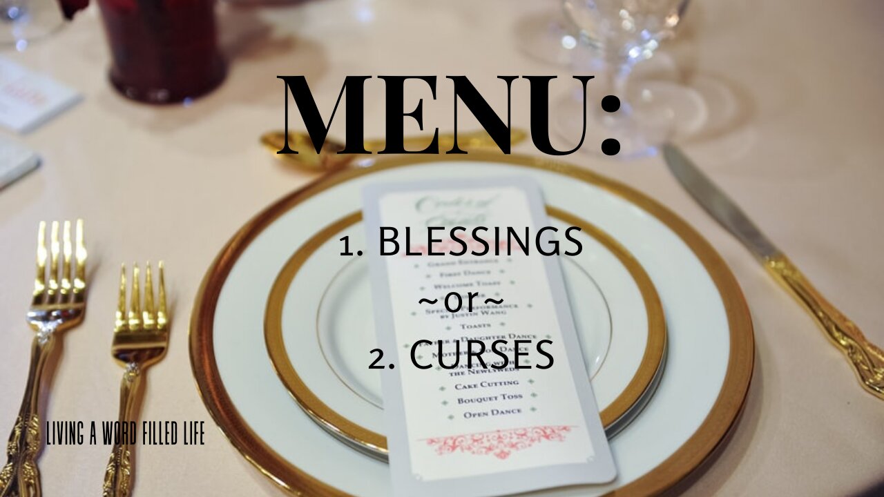 TWO ITEM MENU - BLESSINGS OR CURSES