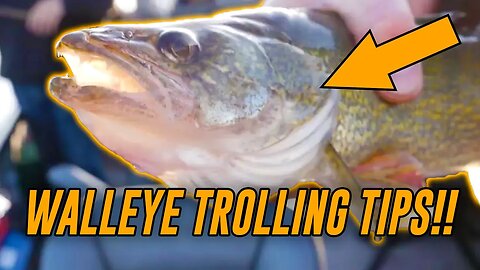 WALLEYE Fishing 101 - HOW TO Troll For Walleye (EASY!)