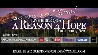 A Reason 4 Hope Bible Q&A - The View, Slavery, and Salvation