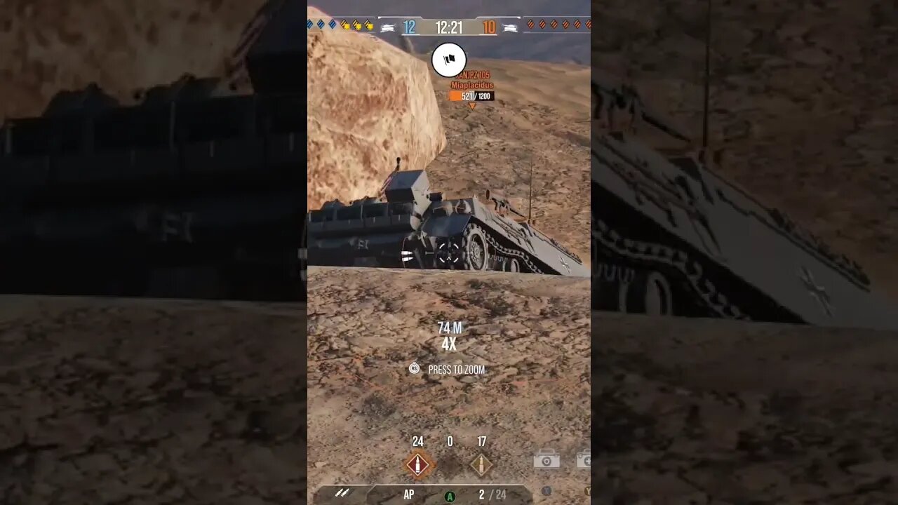 World of Tanks Xbox: My partners friend causing a distraction for me to shoot 😜