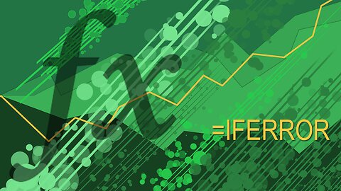 Excel Functions 101 - IFERROR