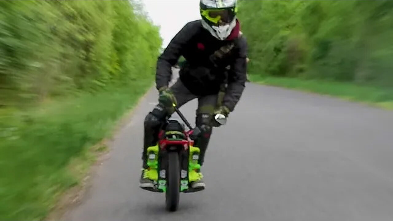 EUC Einradmoped Hansel auf der Donauinsel