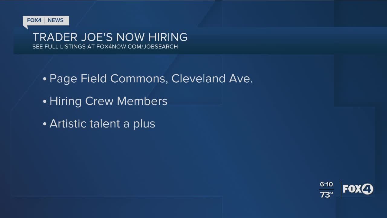 New Trader Joes hiring