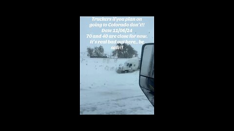 Snow already