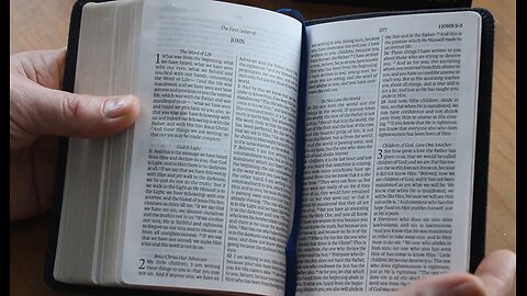 A proclamation of the manifested Eternal Life who was with the Father. 1 John 1-4. LSB.