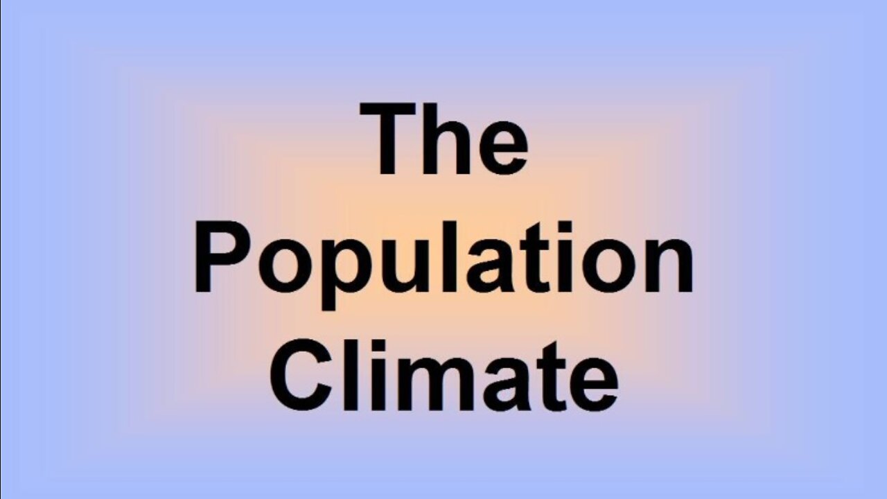 The Population Climate