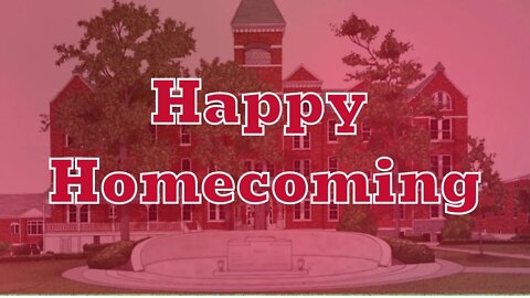 Happy Homecoming to all my brothers and sisters!