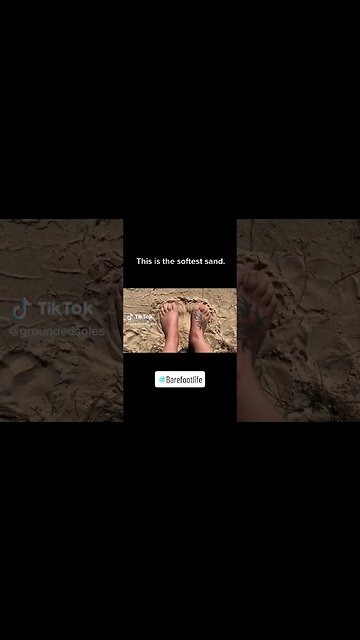 Super soft sand at out spot in Texas #barefoot #sand #Texas #soft