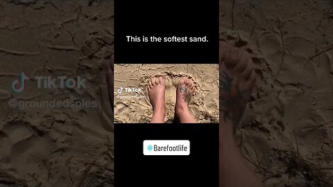 Super soft sand at out spot in Texas #barefoot #sand #Texas #soft