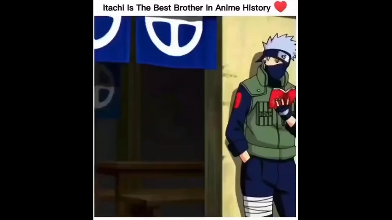 Itachi is the best brother in anime history 🖤