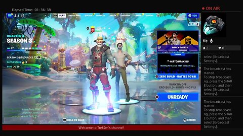 Forever lost in Fortnite withTrek2m and friends day 630