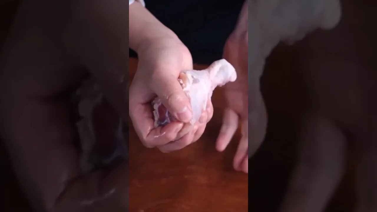 Tip - how to remove bone from chicken thigh.