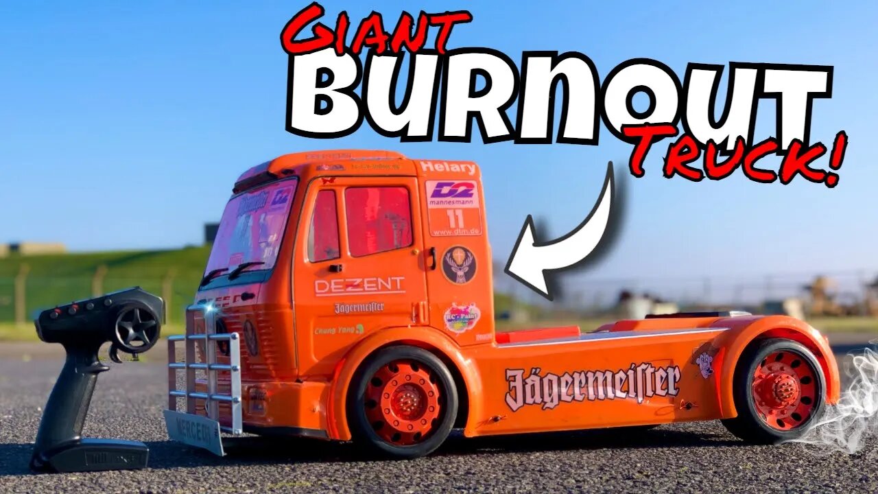 GiANT 1/5 Scale Burnout Drift Truck! FG Sportsline