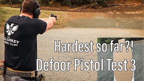 Defoor Pistol Test 3 - Training Tuesday