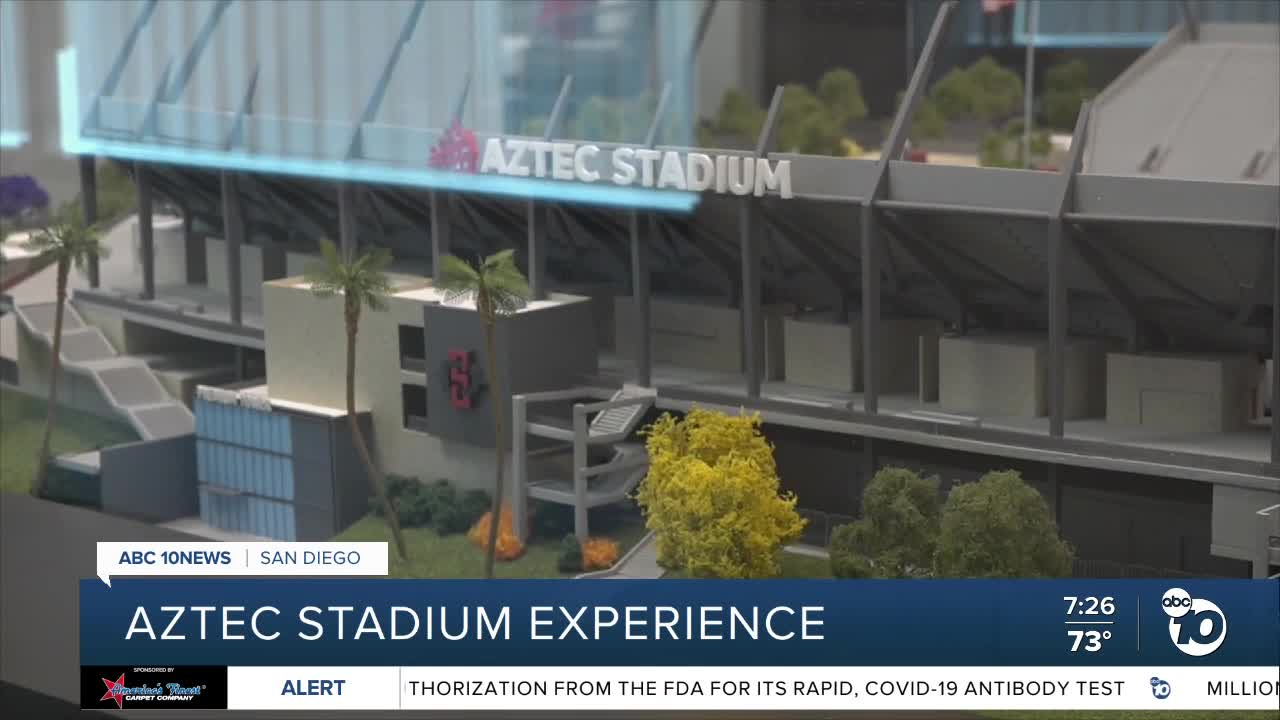 Aztec Stadium experience offers model tour of upcoming stadium