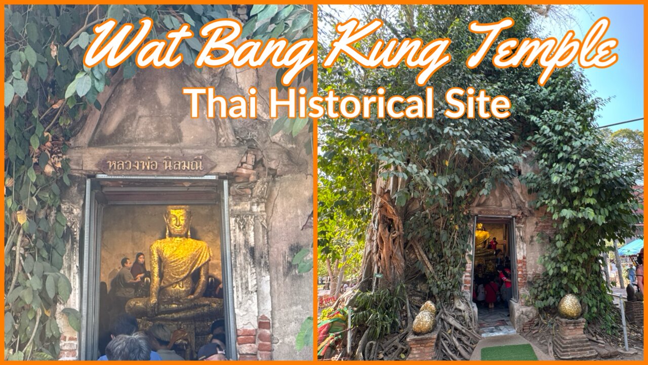 Wat Bang Kung and Military Camp วัดบางกุ้ง - Unique Temple - Samut Songkhram Thailand