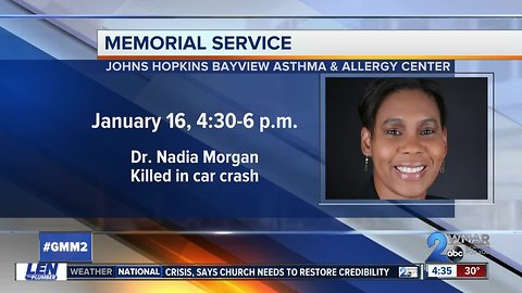 Fund established to honor Hopkins doctor killed in crash