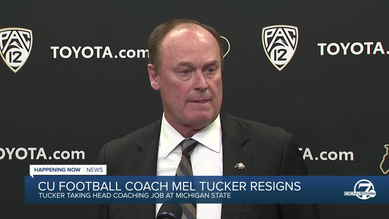 CU Boulder AD Rick George news conference on resignation of Mel Tucker