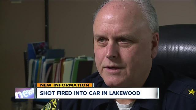 Man driving through Lakewood has window shot out