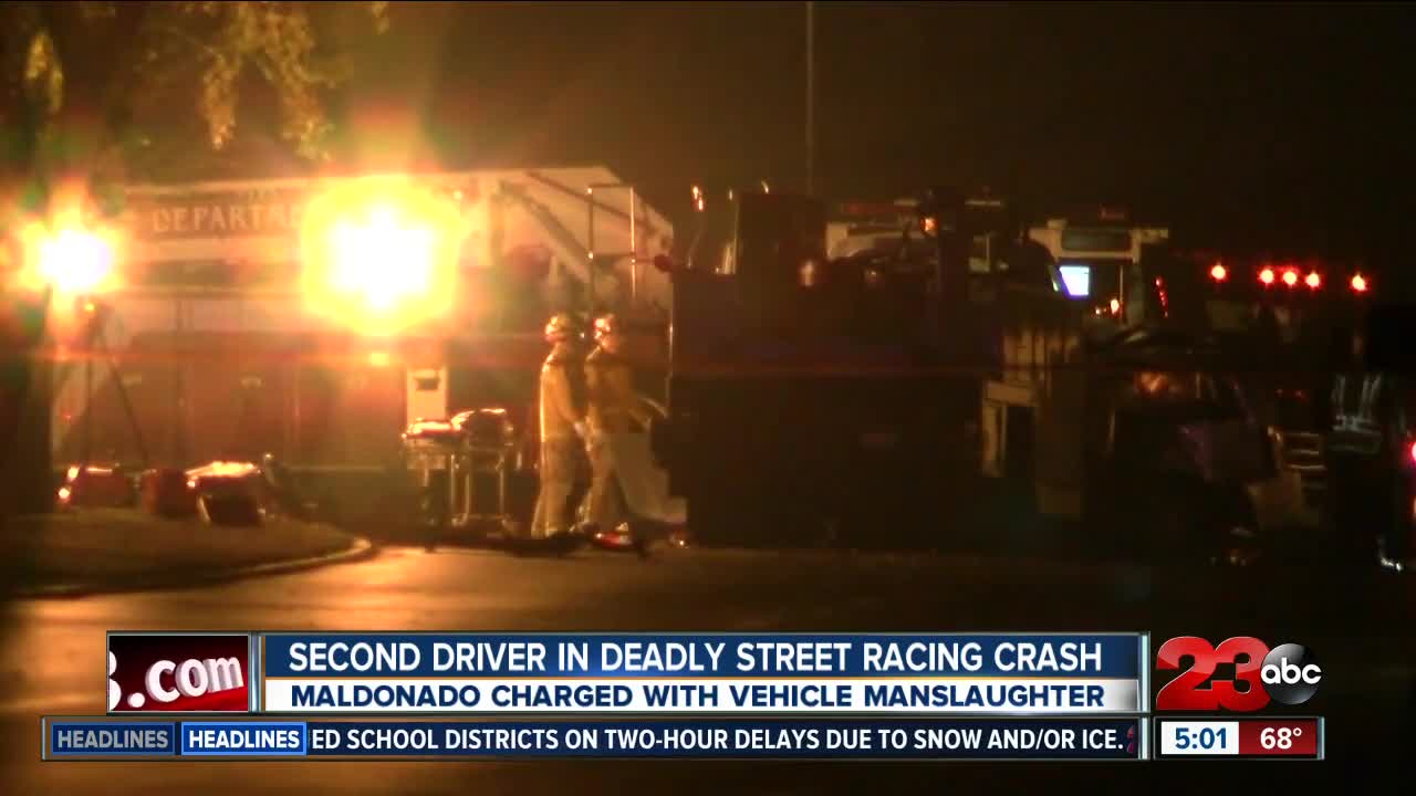 Second driver in deadly street racing crash charged