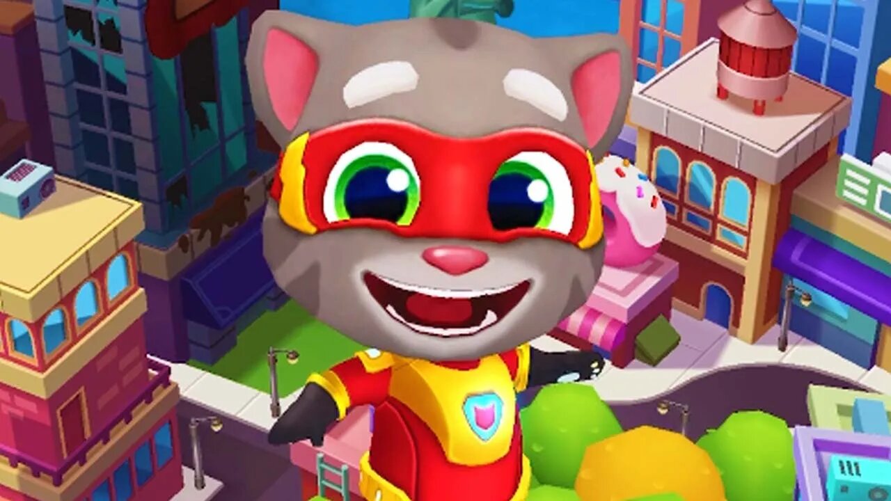 TALKING TOM HERO SAVES CITY