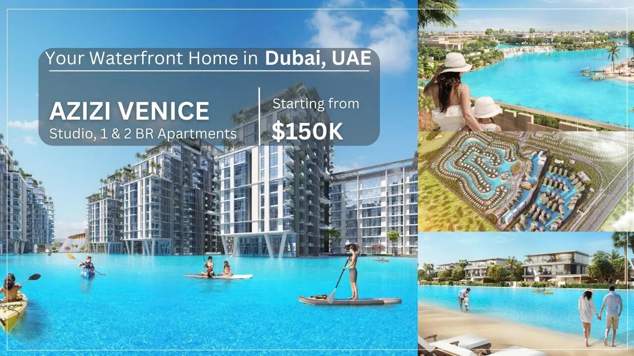 🌊Studio, 1 & 2 Bedroom Luxury Apartments in Azizi Venice At Dubai South by @azizidevelopments9452