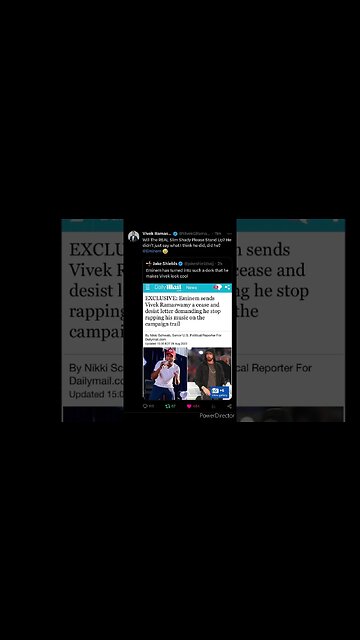 Eminem Tells Vivek stop rapping lmao