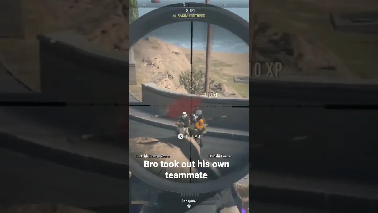 Bro took out his own teammate