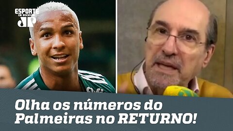 Rumo ao DECA? Olha os números do Palmeiras no RETURNO!