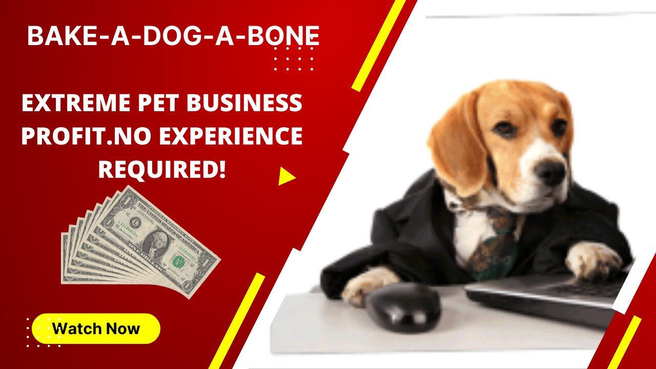 Bake-A-Dog-A-Bone,Extreme pet business profit.No experience required.