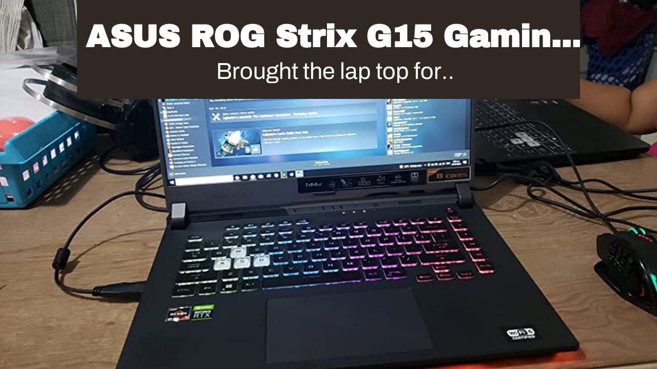 ASUS ROG Strix G15 Gaming Laptop, 15.6” 300Hz 3ms IPS Type FHD Display, NVIDIA GeForce RTX 3050...