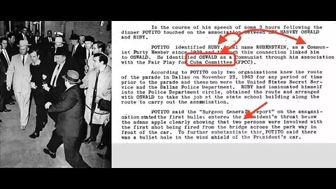 JFK Doc Released, Ruby, Oswald, Communist Connections & Multiple Shooters